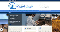 Desktop Screenshot of oceanviewvet.com